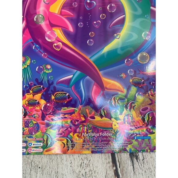 LISA FRANK COMPOSITION FOLDERS - Dancing Dolphins and Hunter - Picture 13 of 16
